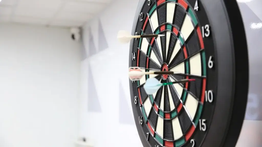 Dartscheibe Beleuchtung