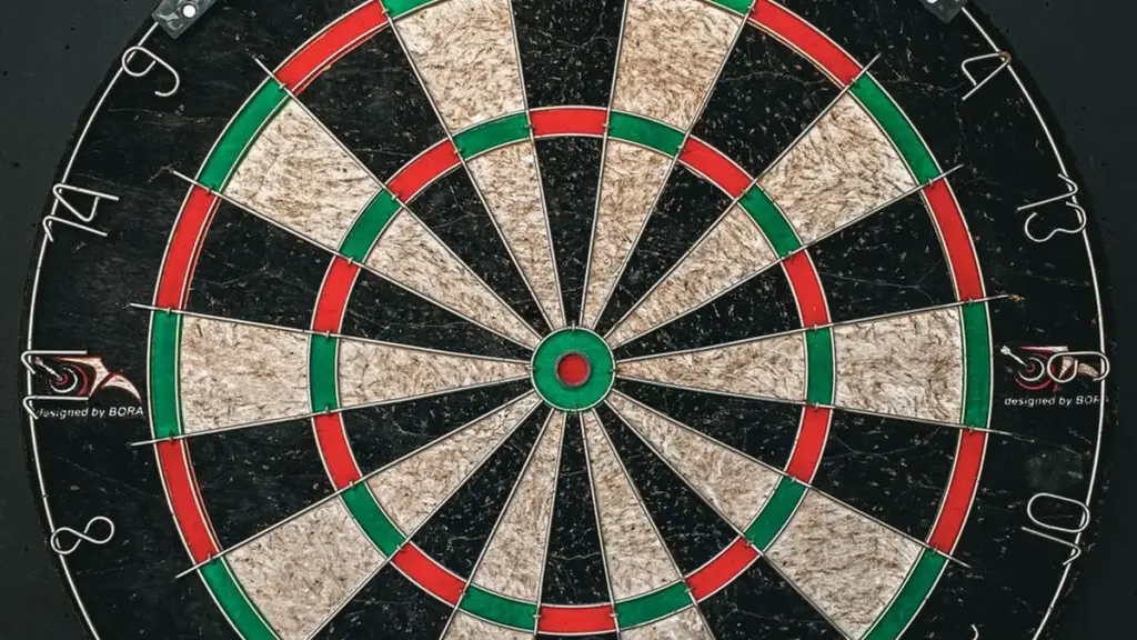 Dartscheibe defekt