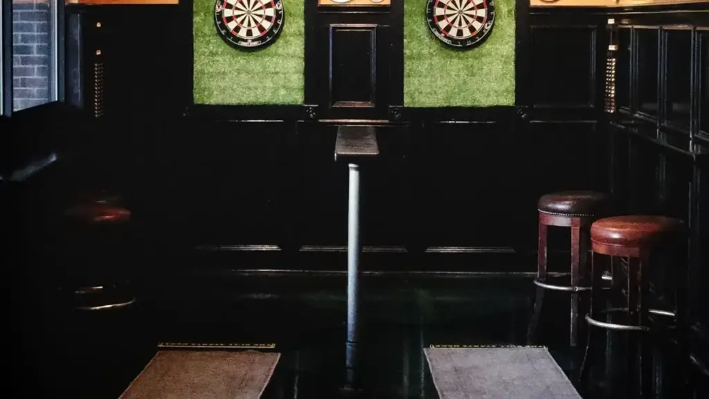 Geräuschdämmung am Dartboard